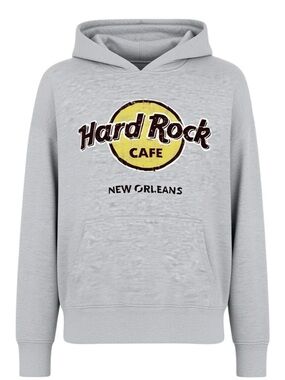 Hard Rock Cafe New Orleans Light Gray Hoodie